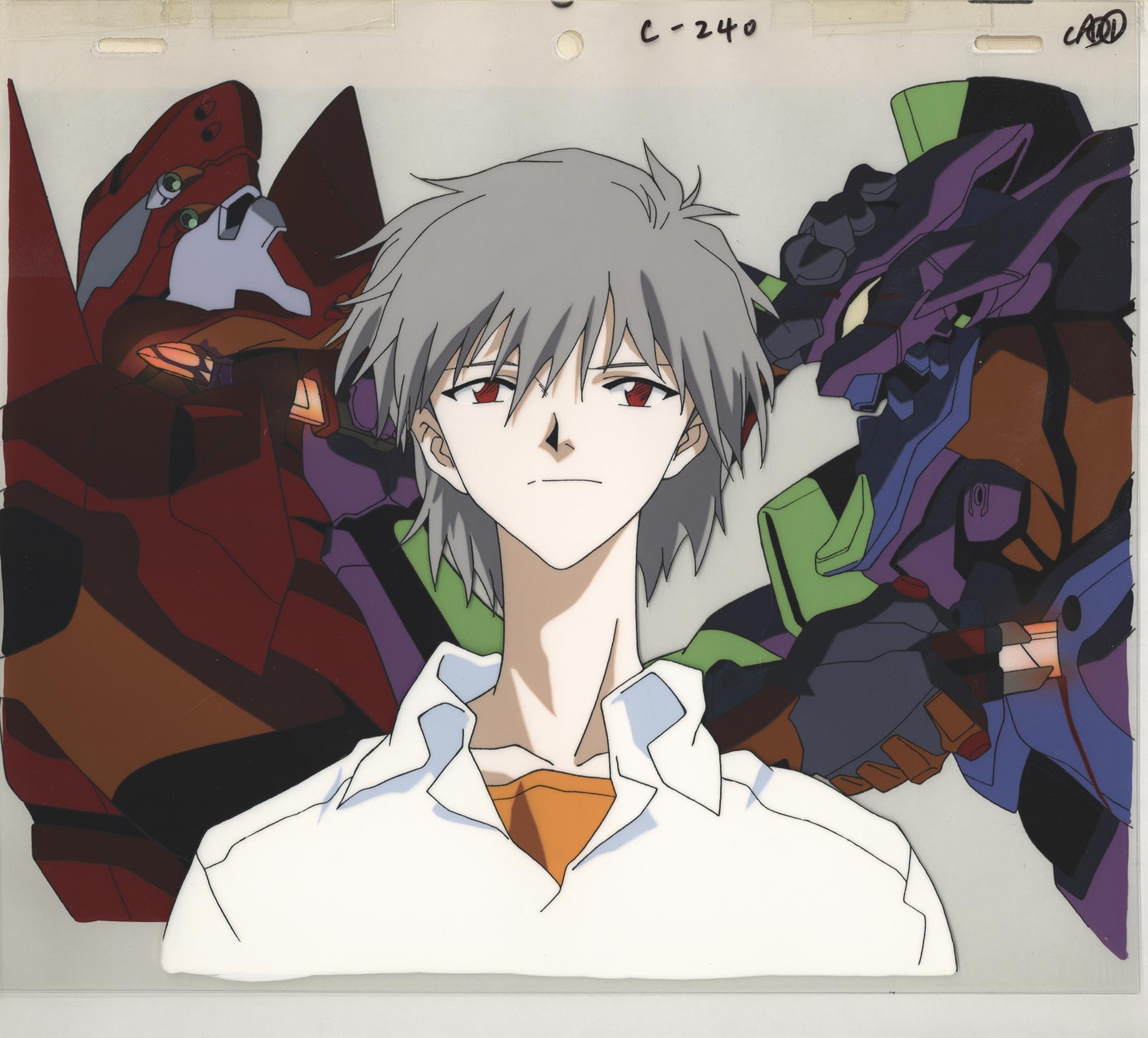 新世紀エヴァンゲリオン 渚 カヲル セル画 A12 新世紀エヴァンゲリオン