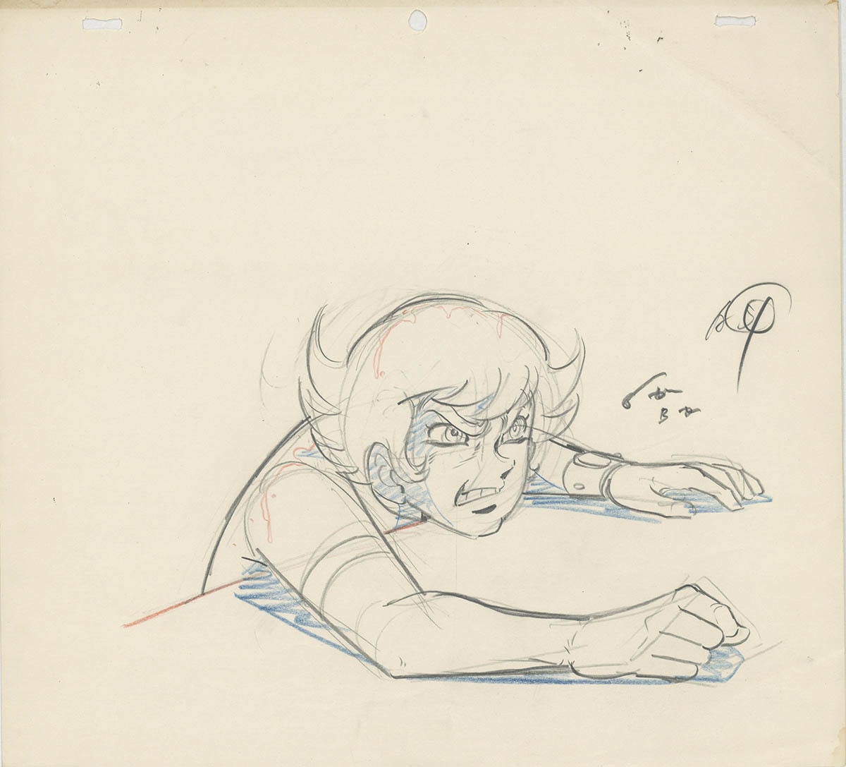 OVA○デビルマン○ 直筆レイアウト+ 動画 セット 小松原一男 作画(セル