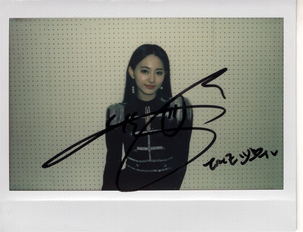 TWICE ダヒョン サイン入り チェキ BETTER TWICE ENEMY ダヒョンチェキ