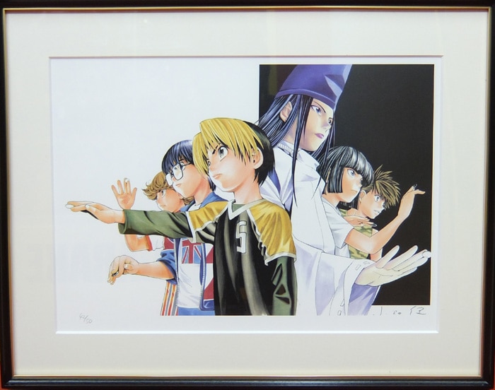 美品】ヒカルの碁 サイン色紙 複製 ヒカル＆佐為＆アキラ 小畑健