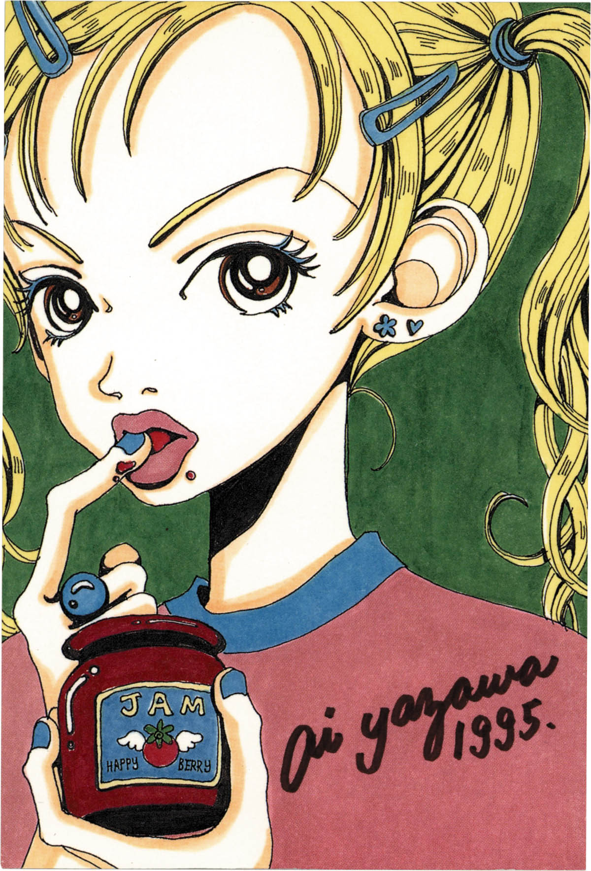 Lycee Overture 直筆イラスト 直筆サイン入り まんごープリン Lycee