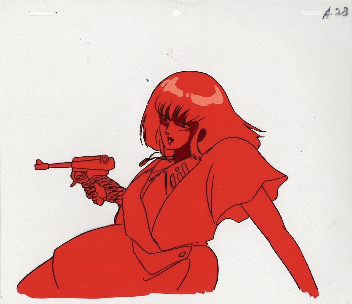 節約 ZガンダムかZZ ハマーン・カーン セル画 ガンダムZZ セル画