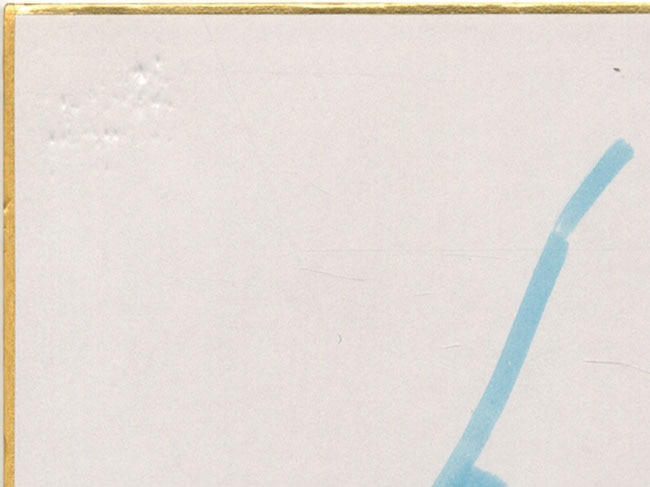 永野護直筆カラー色紙「重戦機エルガイム」オルドナ・ポセイダル