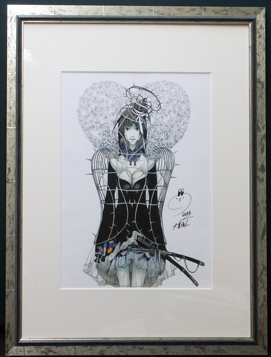 大暮維人 サイン 色紙 天上天下 複製原画 Amazon.co.jp: 直筆サイン