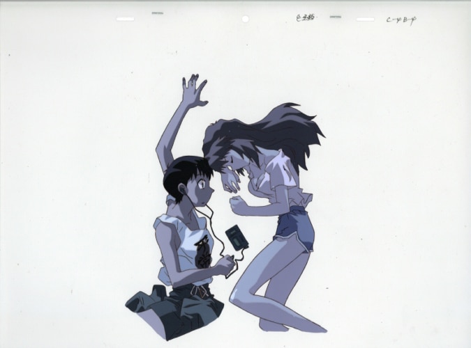 エヴァンゲリオン 限定 手描きセル画 アスカ エヴァンゲリオン セル