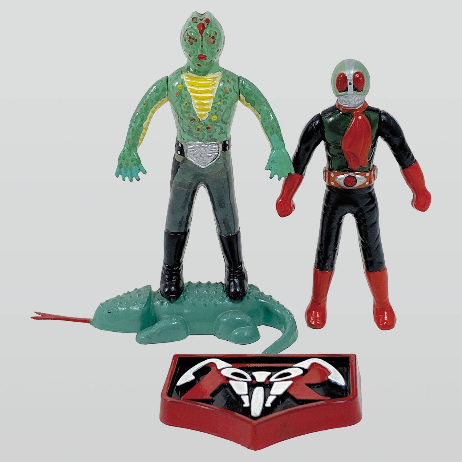 V*n様 ☆超希少 当時物 怪人 死神 カメレオン男 仮面ライダー ソフビ