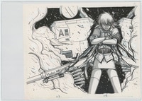 レオ澤鬼 直筆サイン入り グラフ ペガサスとヌード レオ澤鬼 直筆