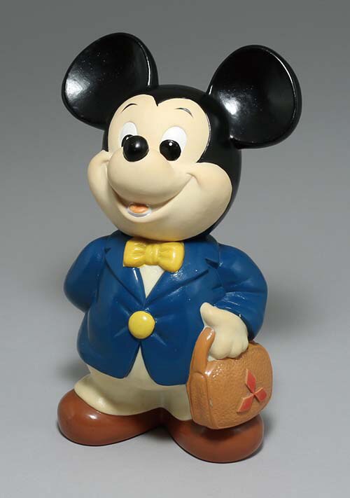 三菱銀行 非売品 ダンボとジャンボ カウンターサイズ貯金箱 ディズニー