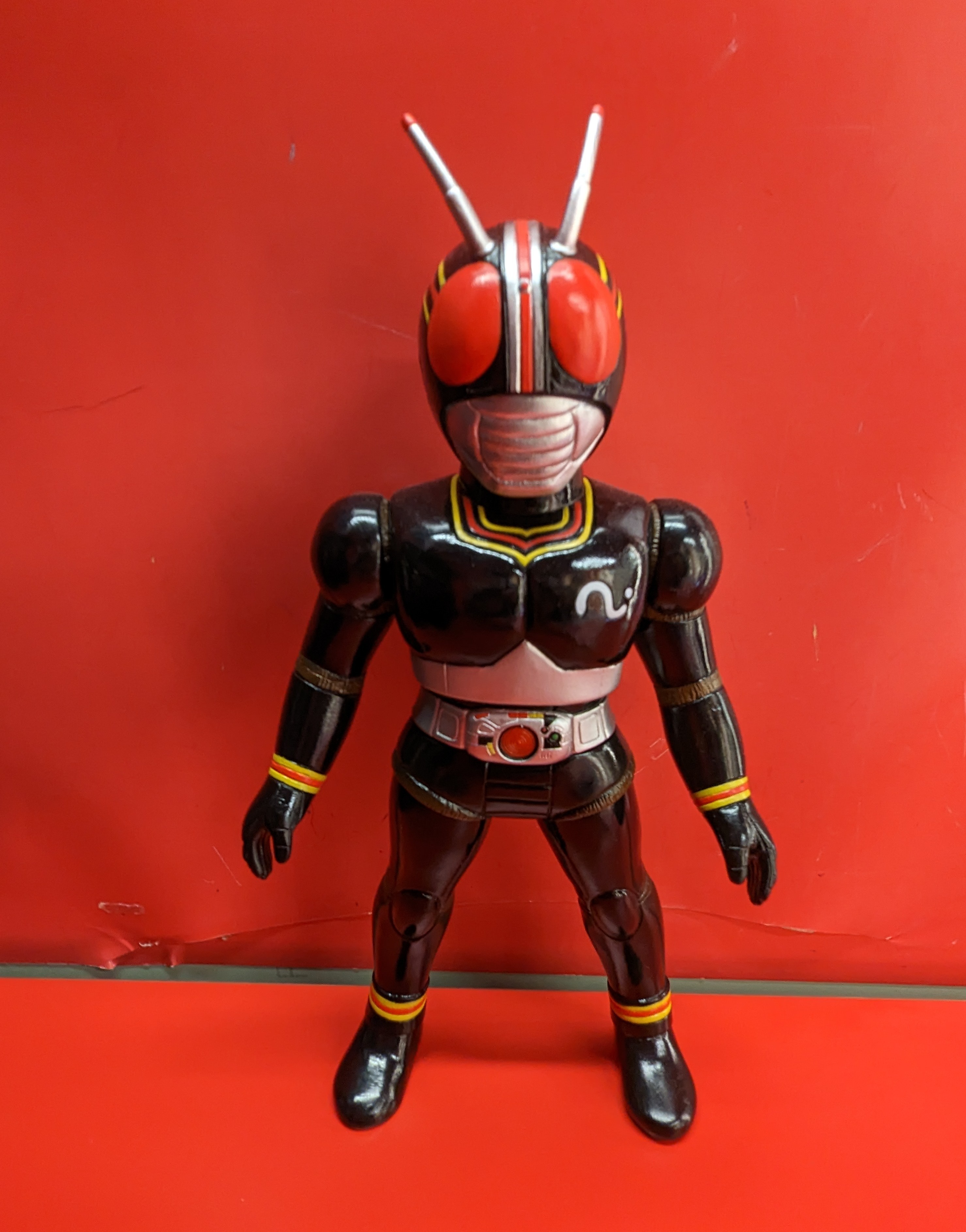 未開封】レトロ ソフビ 仮面ライダー BLACK RX リボルケインVer.