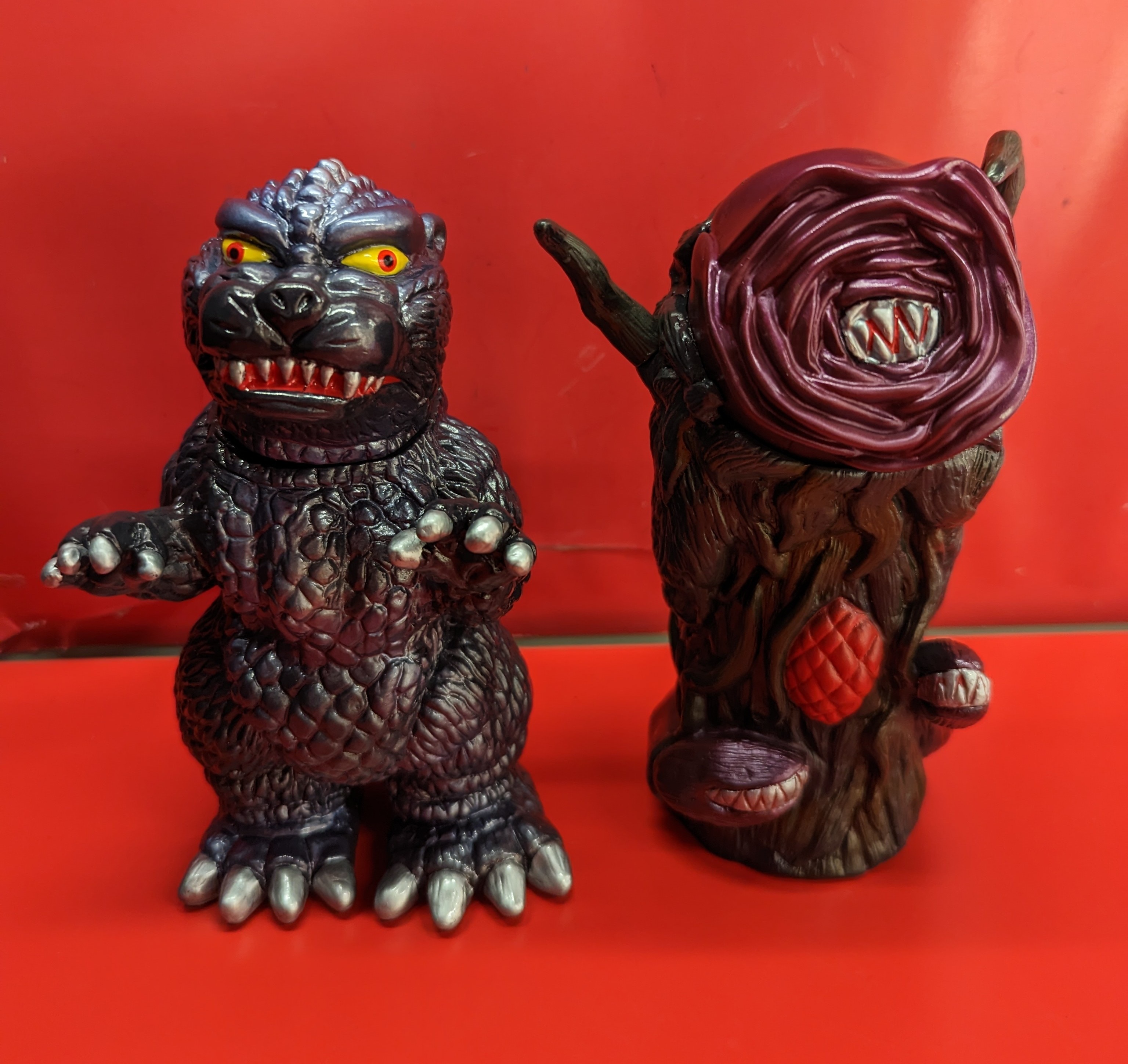 トイパイレーツ怪獣プロジェクトNR ゴジラ＆ビオランテ（バラ）Aカラー