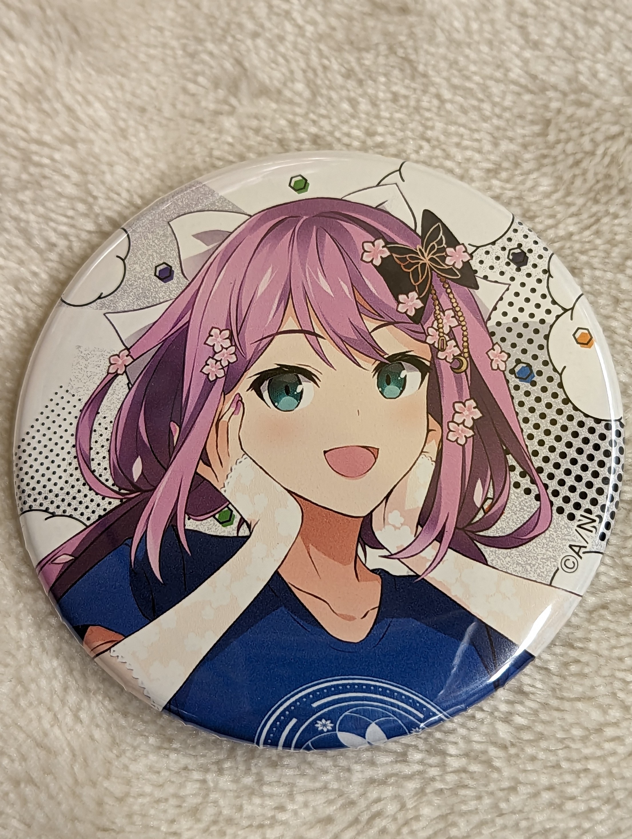 にじさんじ 3SKM HUBコラボ 榊ネス 缶バッジ にじさんじ 串かつ でんが