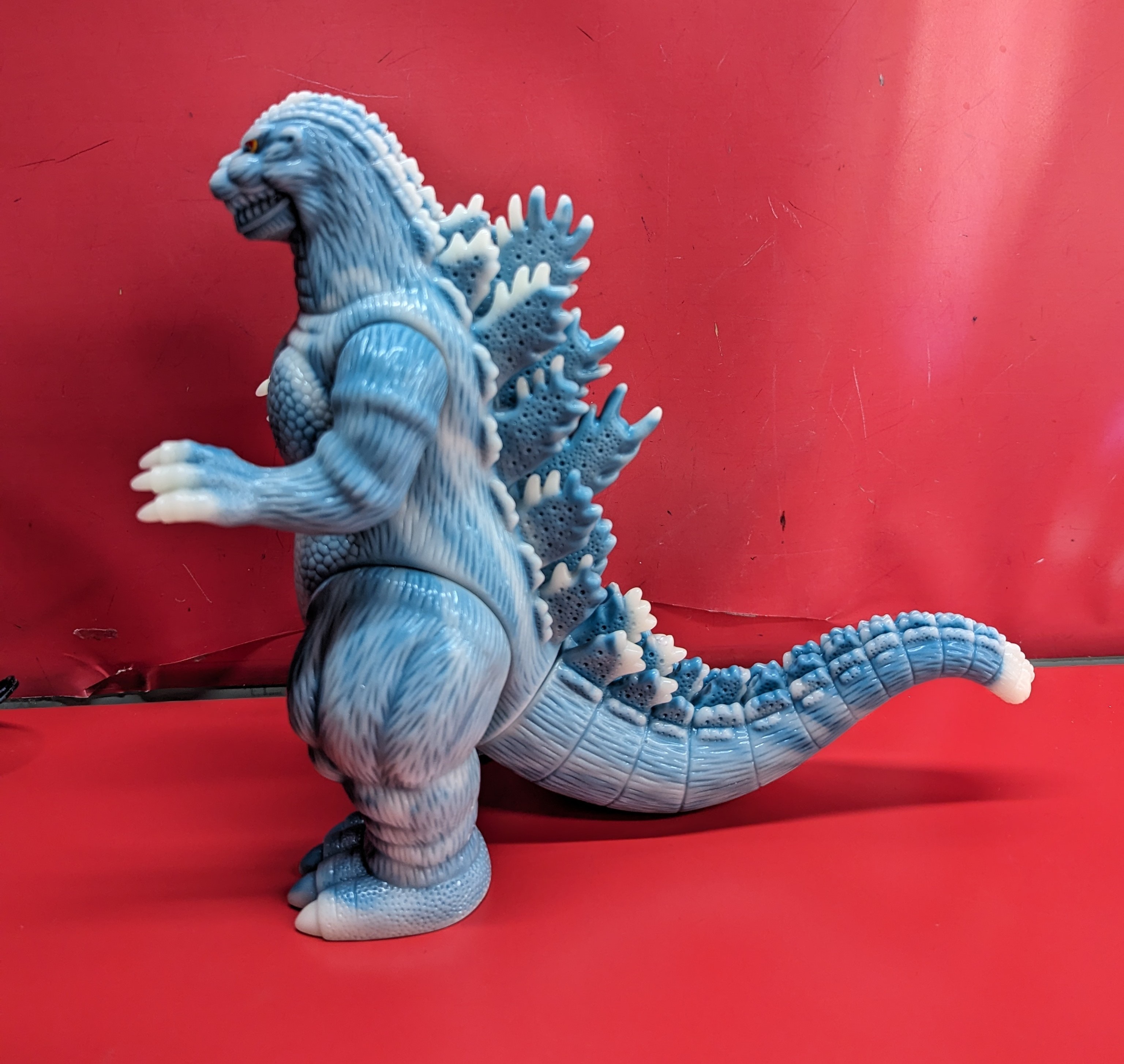 マルサン '89 ゴジラ 350ソフビ 限定カラー 蛍光ピンク 怪獣