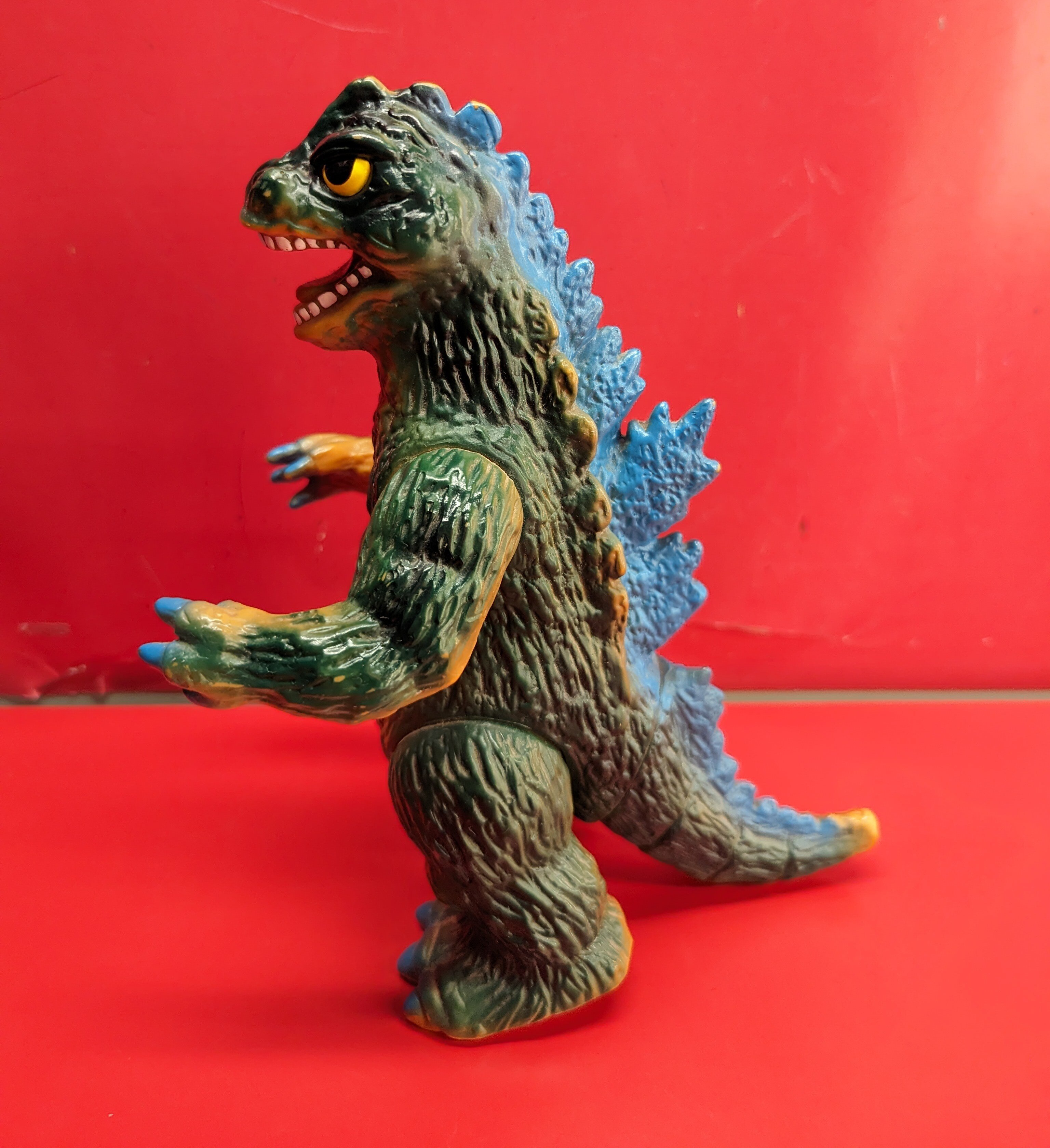 未開封 当時物 ブルマァクの怪獣シリーズ ゴジラ ソフビ 東宝