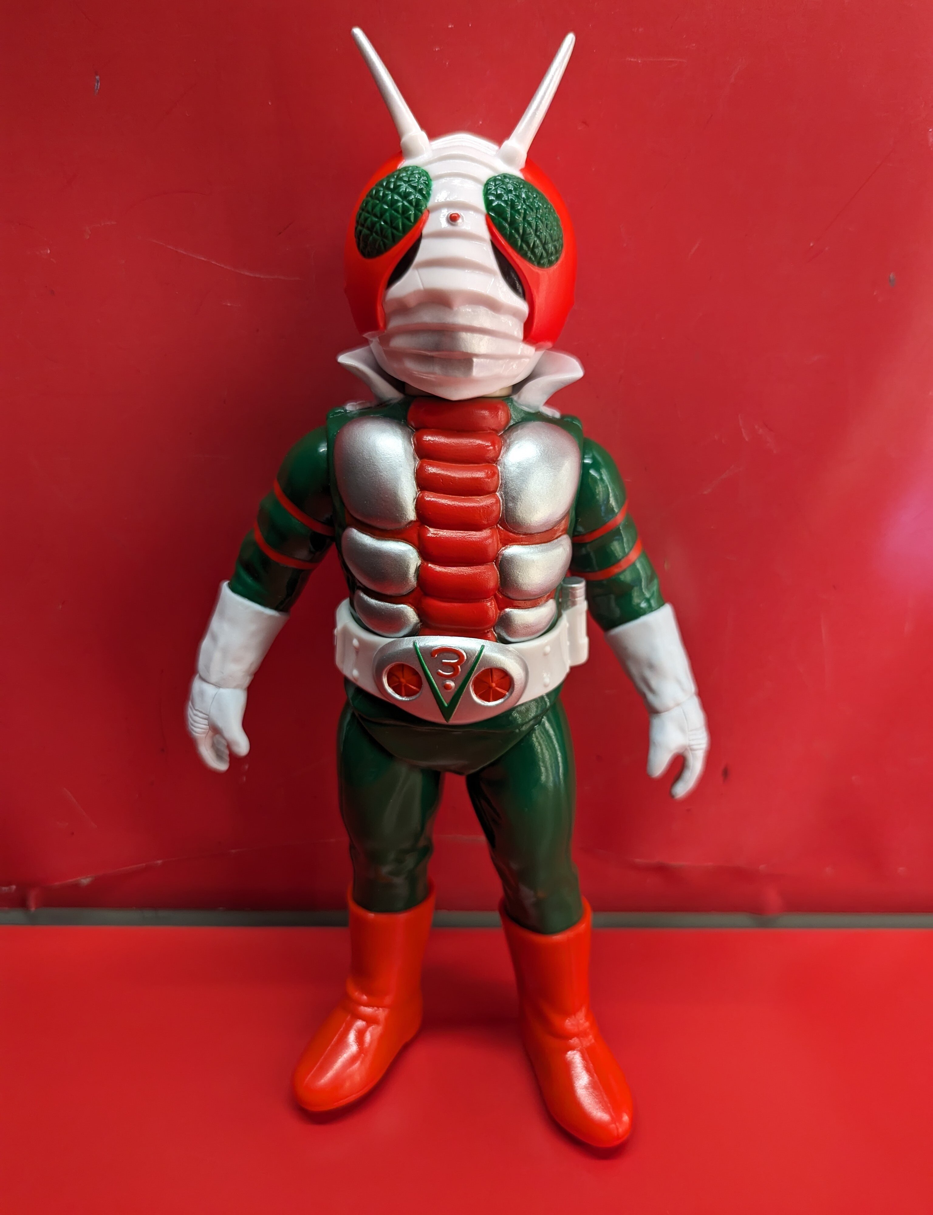 メディコム・トイ×東映レトロソフビ☆ 仮面ライダーV3 (ビニール