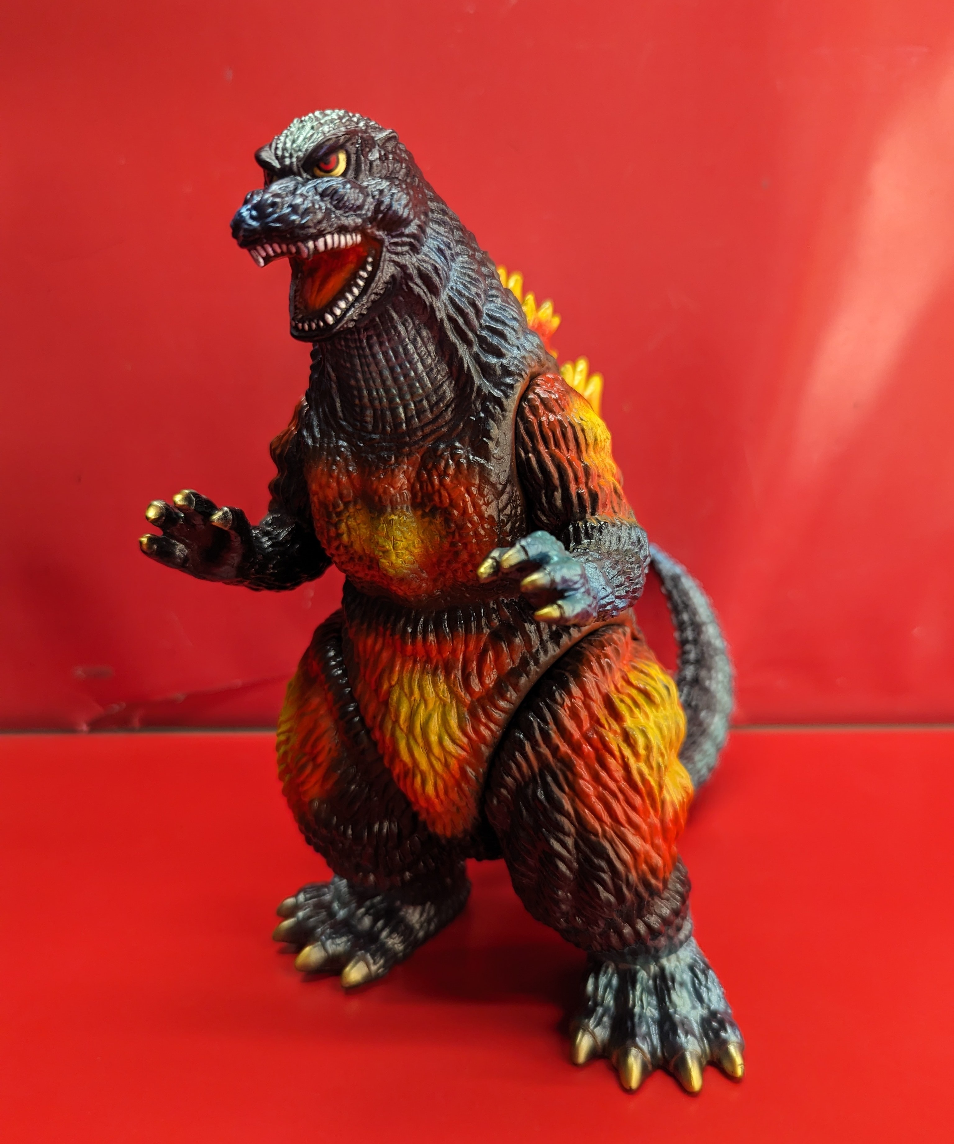 サルジルシ ゴジラ1995 デスゴジ ソフビ フィギュア バーニング