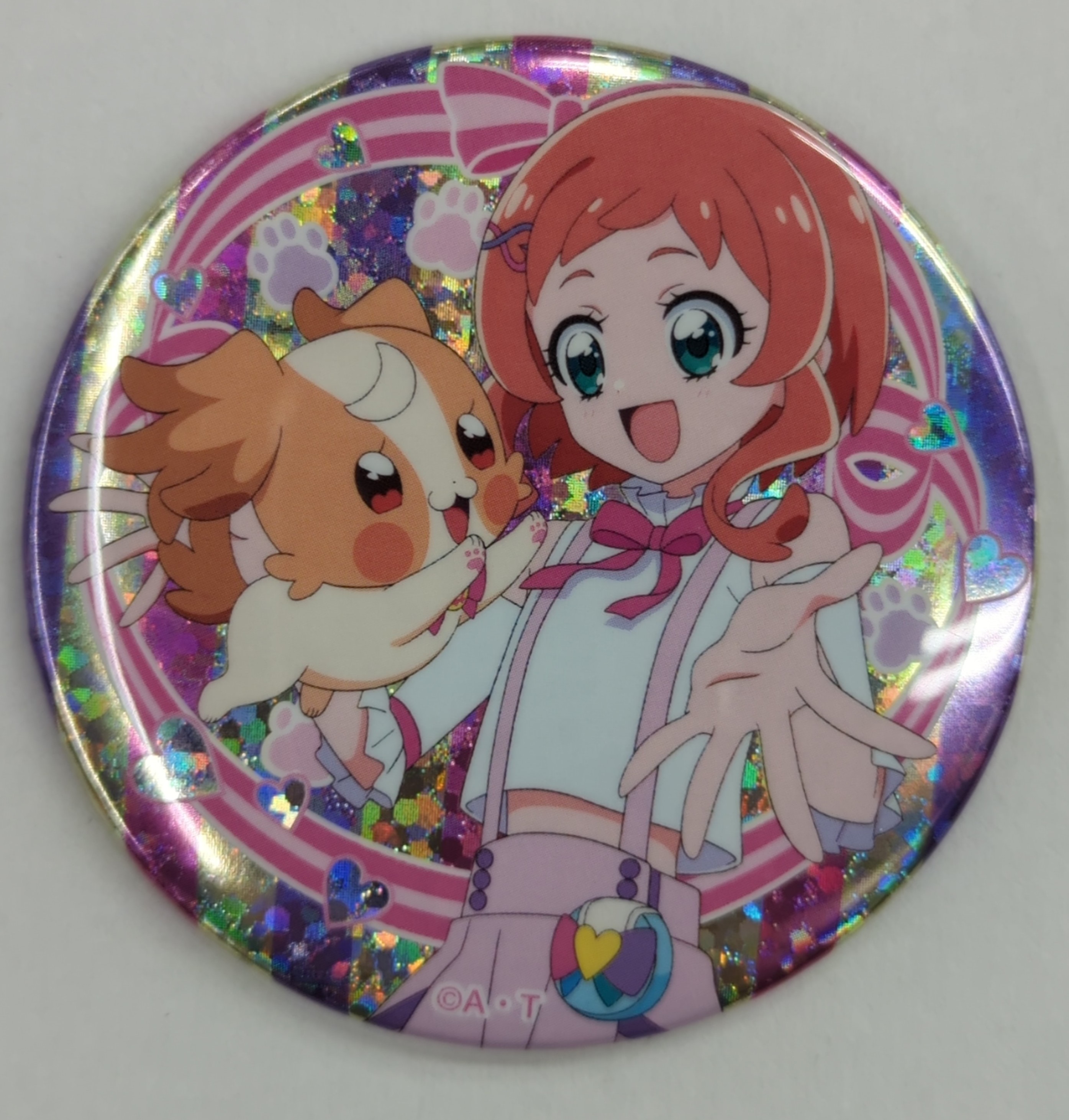 ゆき ホログラム缶バッジ ブルジュラ わんだふるぷりきゅあ わんだふる