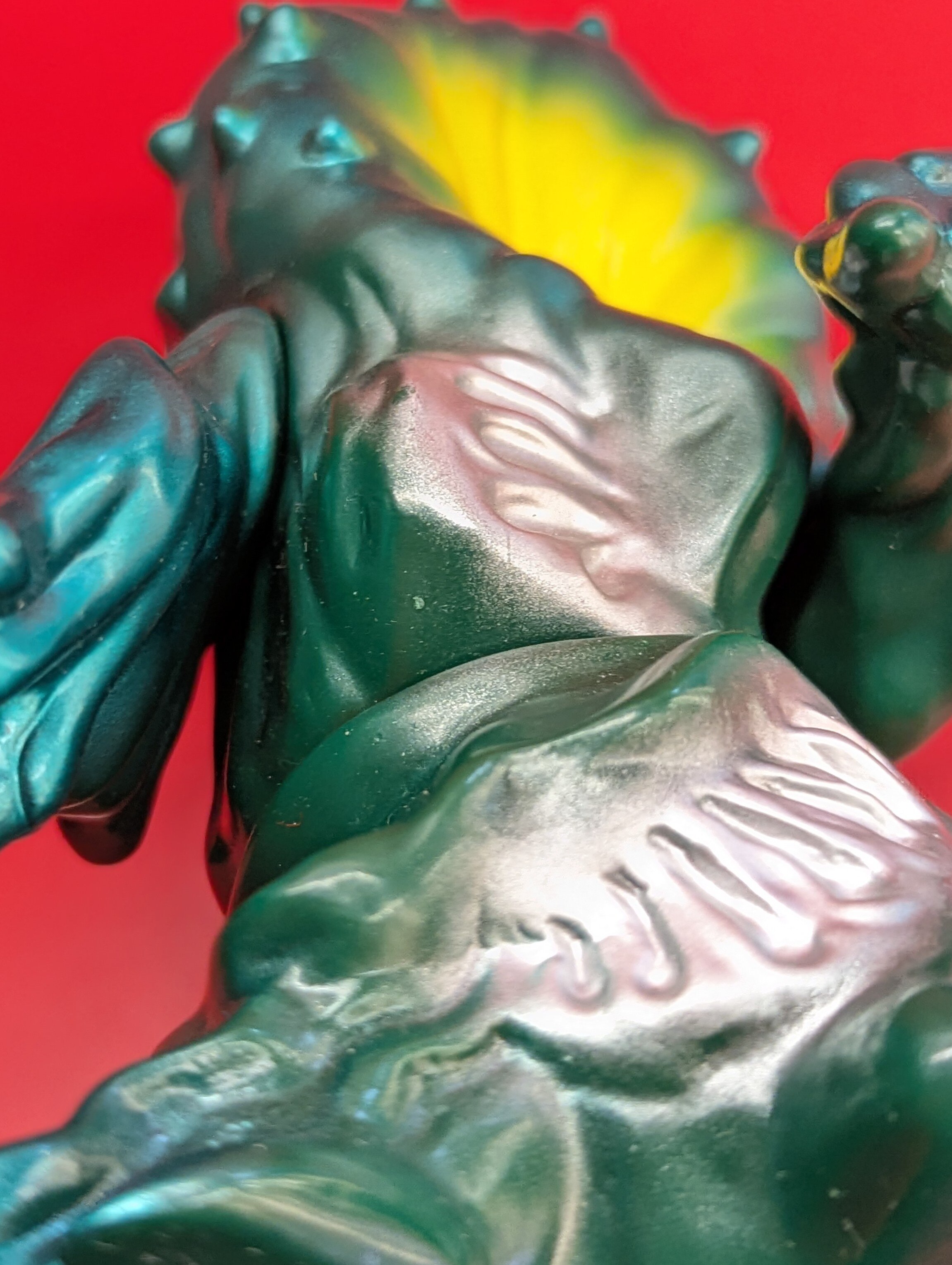 M1号製 グリーンモンス 黄色成型 未塗装 ソフビ フィギュア