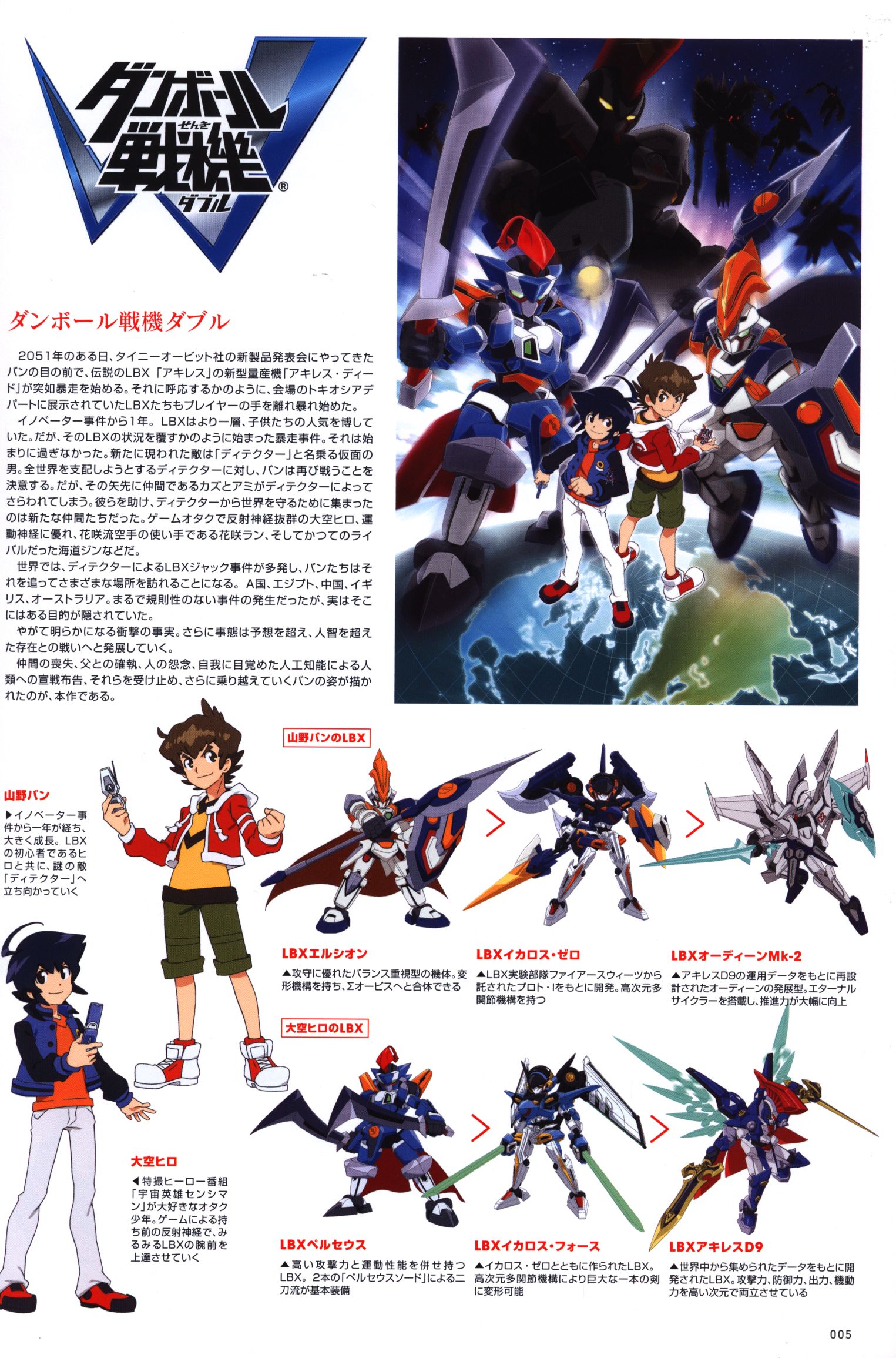 ダンボール戦機 公式外伝 LBX烈伝 HISTORY OF JUSTICE ダンボール戦機