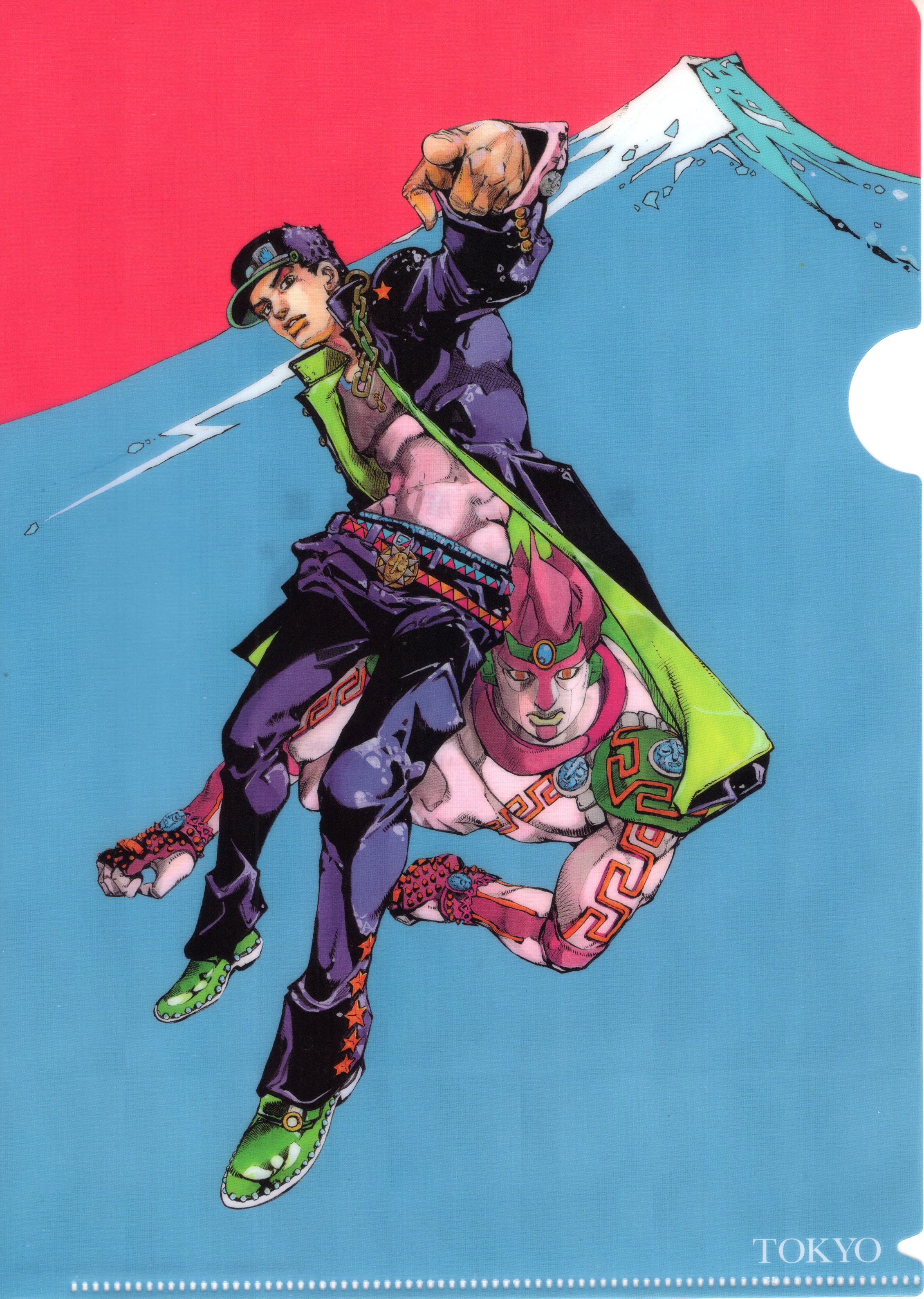 好きに ジョジョ展 ジョジョの奇妙な冒険 複製原画 イギー 空条承太郎