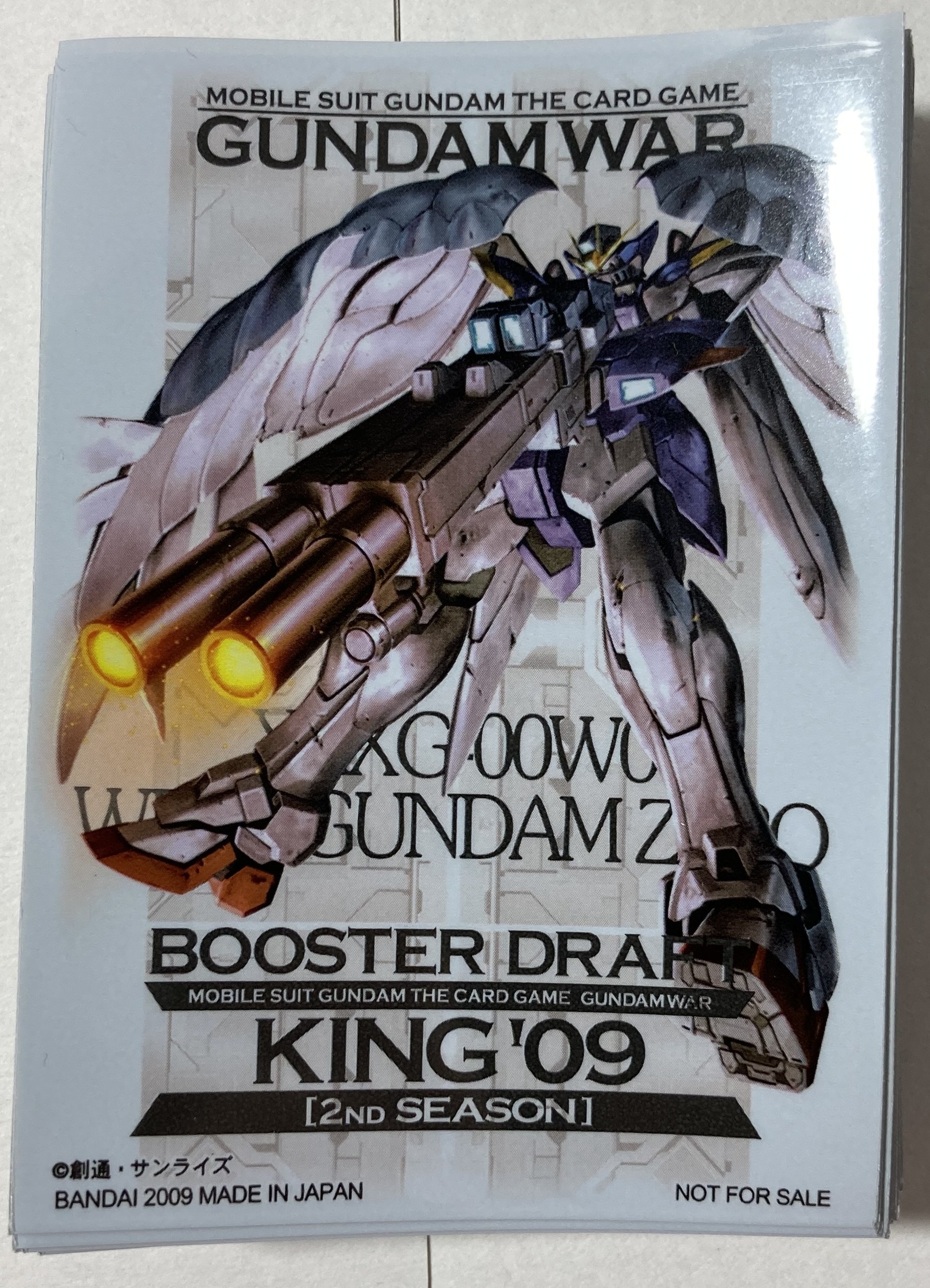 ウイングガンダムゼロ ガンダムウォー大会スリーブ 65枚 ゴッド