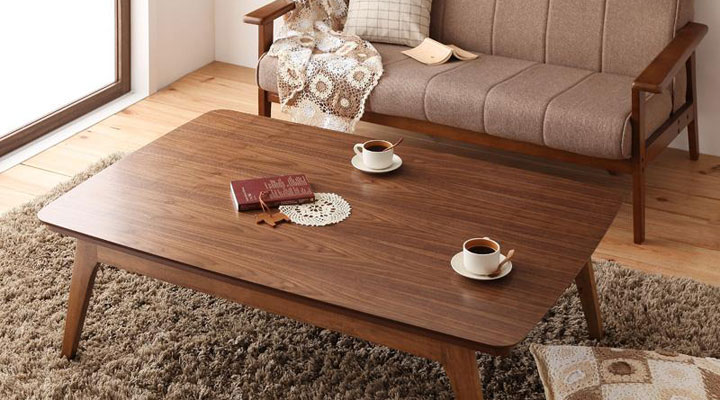 ヒナフア】 ダークブラウン木製長方形こたつ 楽天市場】【5と0のつく日