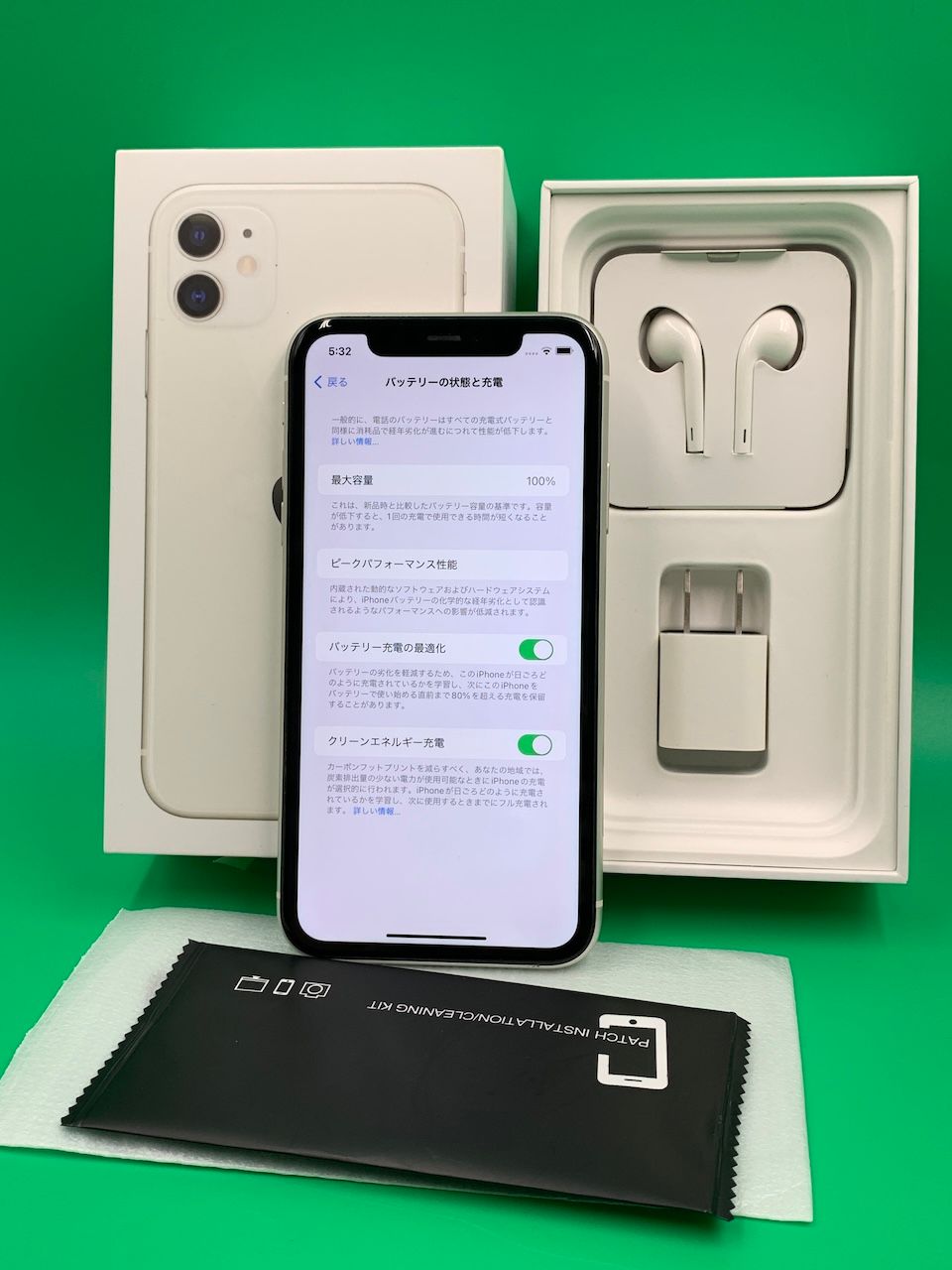 iphone11 中国版のModel A2223 デュアル物理SIM 128G 新品未開封