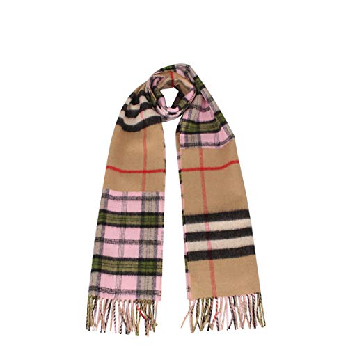 BURBERRY ストライプマフラー ベージュ/黒/赤/白 BURBERRY ストライプ