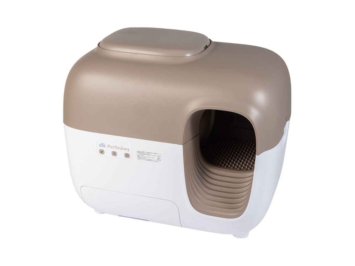 Pety 自動猫トイレ ブラウンPREMIUM消臭 Pety 自動トイレ ブラウン