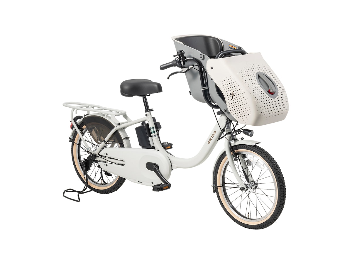 電動自転車 YAMAHA PAS kiss ホワイト 3人乗り対応 84 YAMAHA ヤマハ