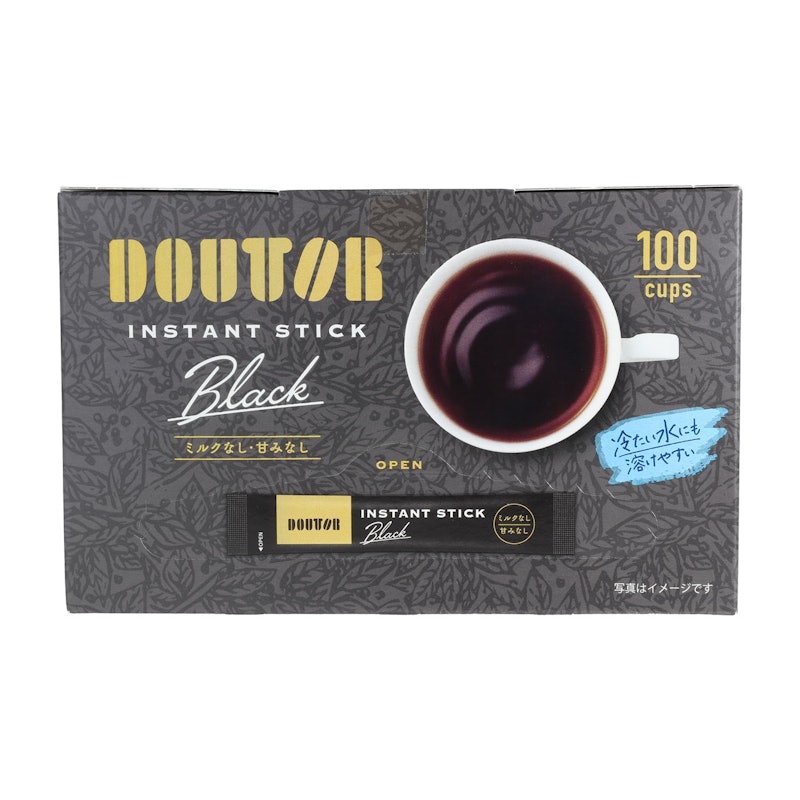 ドトールコーヒー インスタントスティックコーヒー ブラックを検証