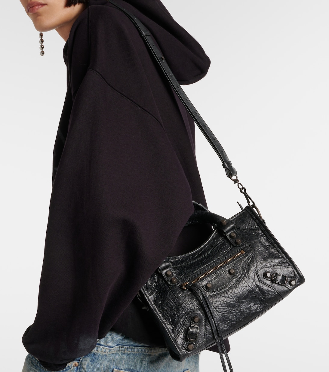 AVIALAE DROPCROTCH HEAVY WAFFLE ブラック