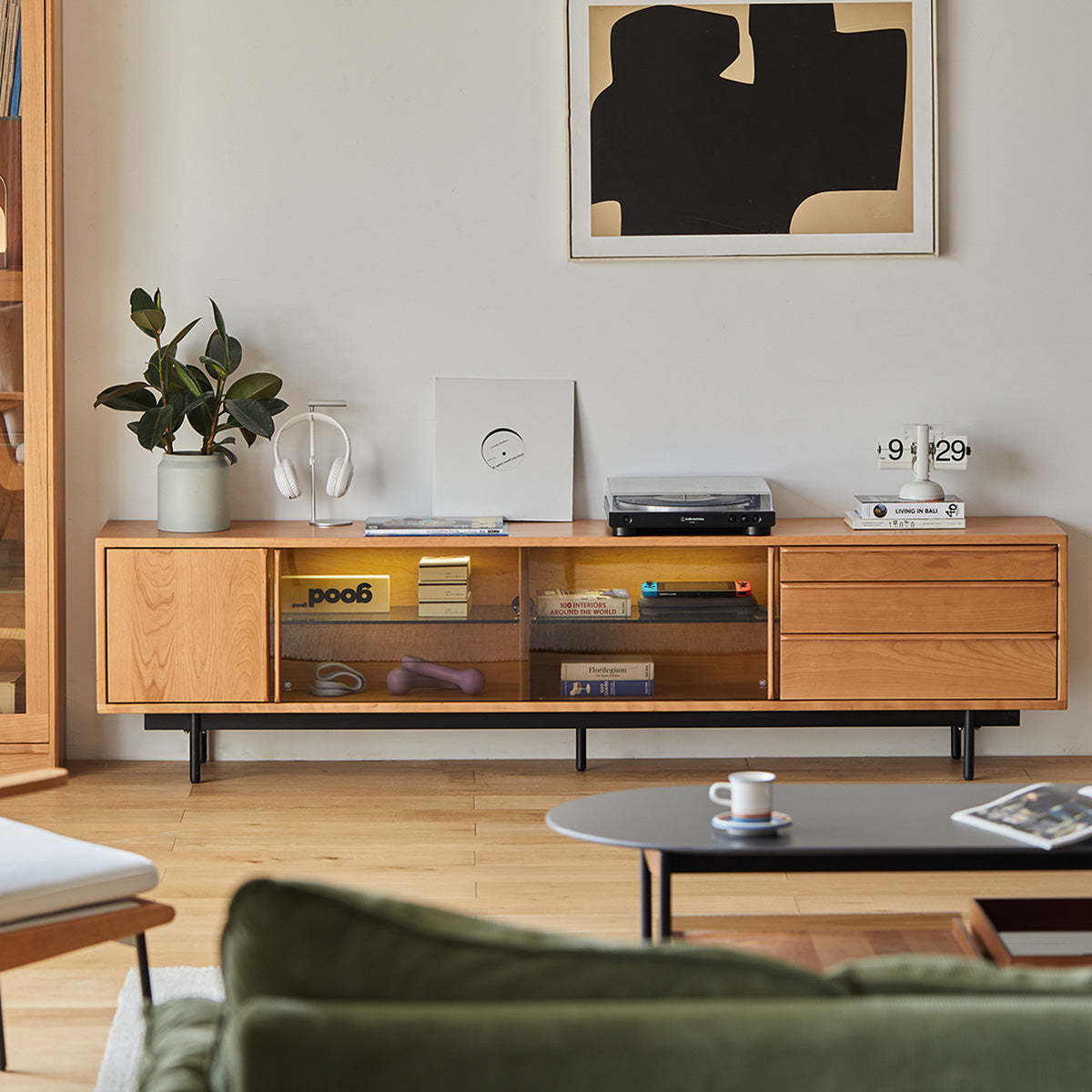 ACTUS アクタス テレビボード テレビ台 木目 ブラウン 茶色 高級家具