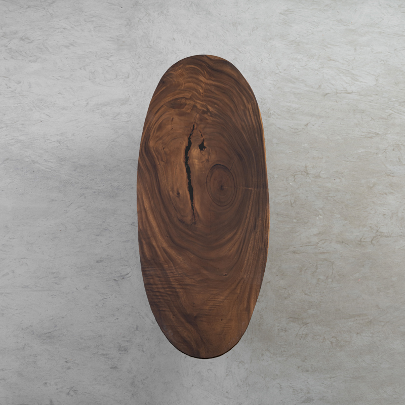 手付金】Ever Wood 木製楕円形ダイニングテーブル天板 | 唯一無二の