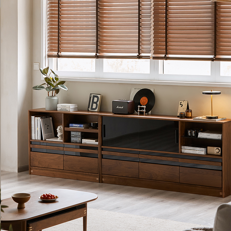 Woody Prime Walnut 大容量組み合わせサイドボード | 高級