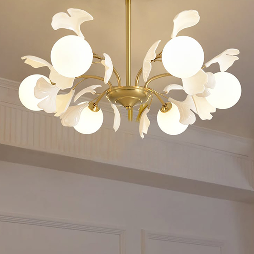 ホワイトフラワー型シーリングライト ホワイト フラワー型 シーリング