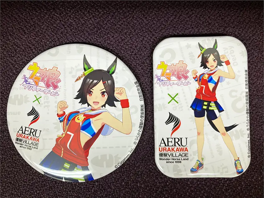 ウマ娘 北海道限定 日高 コラボ缶バッジ スイープトウショウ サークル