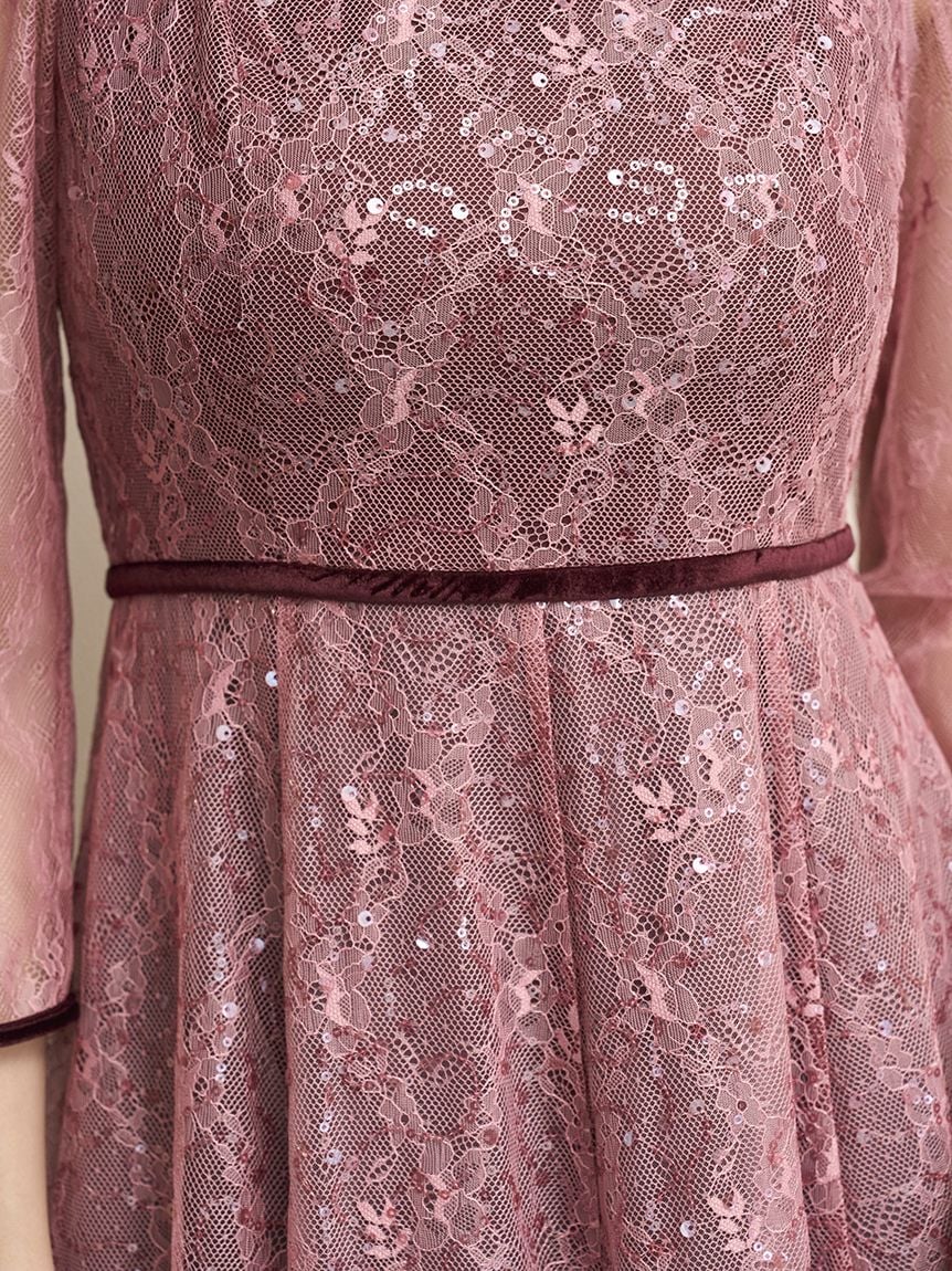 スパークルレースドレス(マキシ・ロングワンピース)｜ワンピース