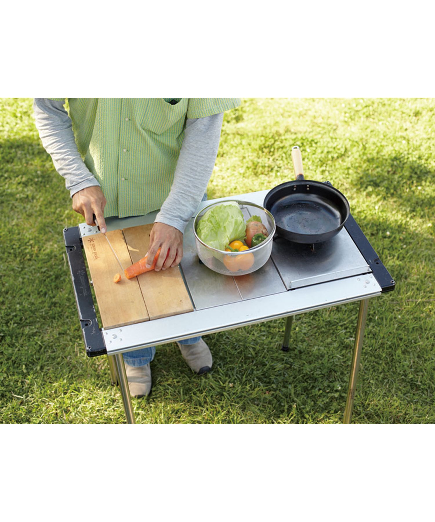 マルチパーパストート付】スノーピーク IGTアイアングリルテーブル 3