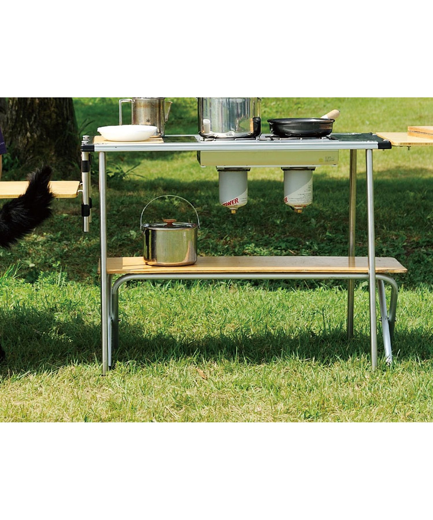 フォールディングシェルフ ロング竹| スノーピーク(Snow Peak)