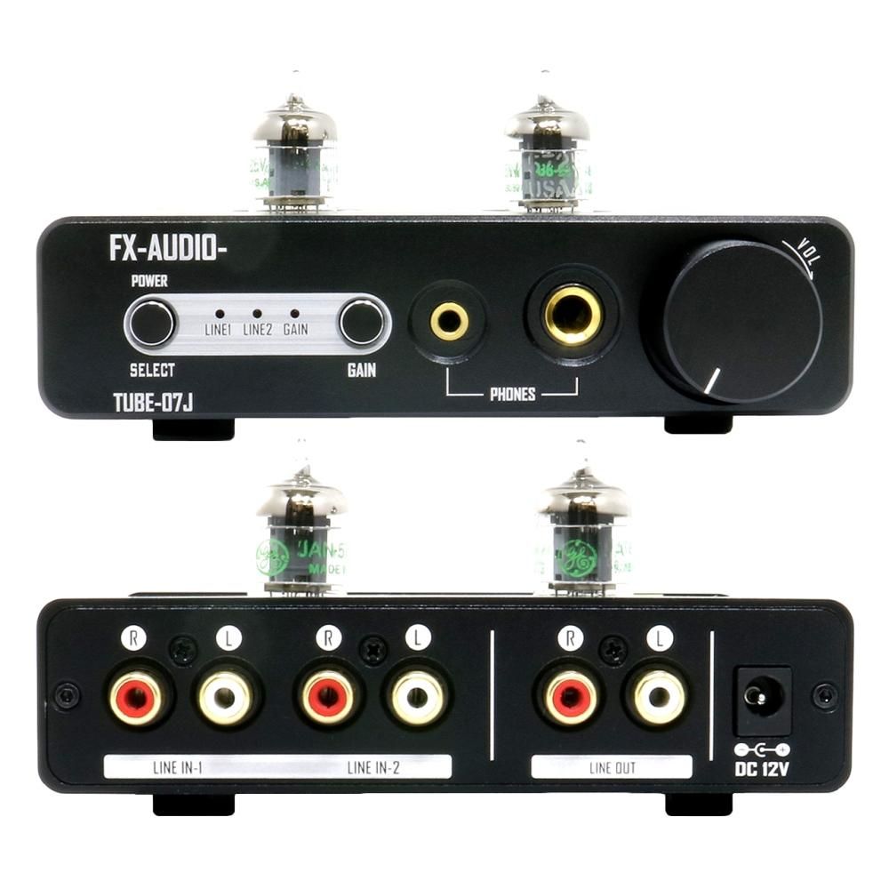 FX-AUDIO TUBE-07J | 真空管ハイブリッドプリアンプ - コイズミ無線