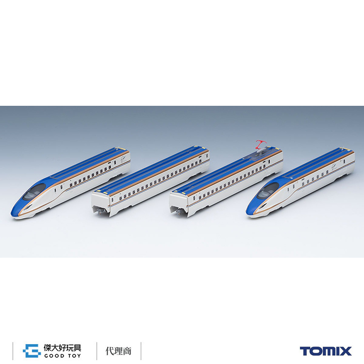 鉄道模型 1/160 工場 E7系北陸・上越新幹線基本セット(4両) [98530