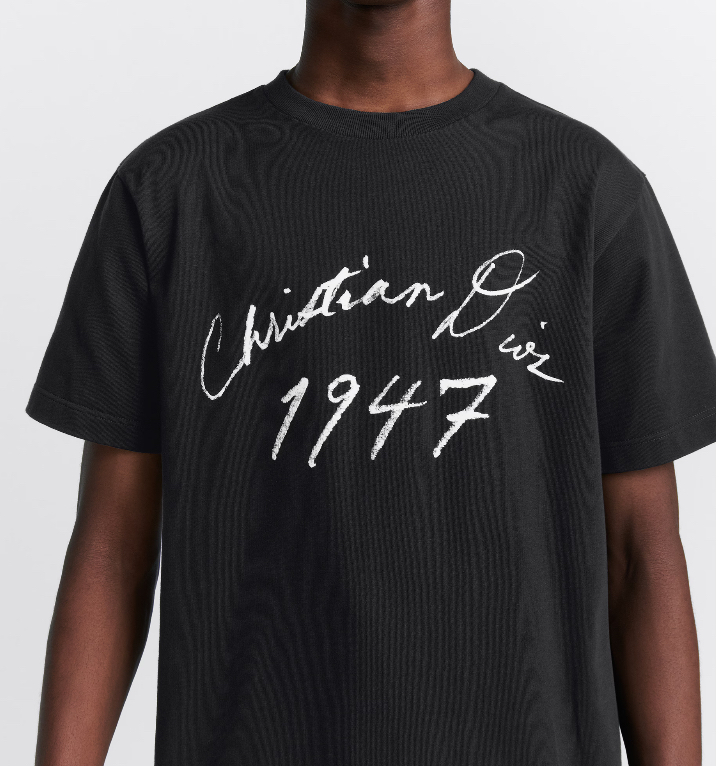 Dior handwritten Christian Dior relaxed fit T-shirt
