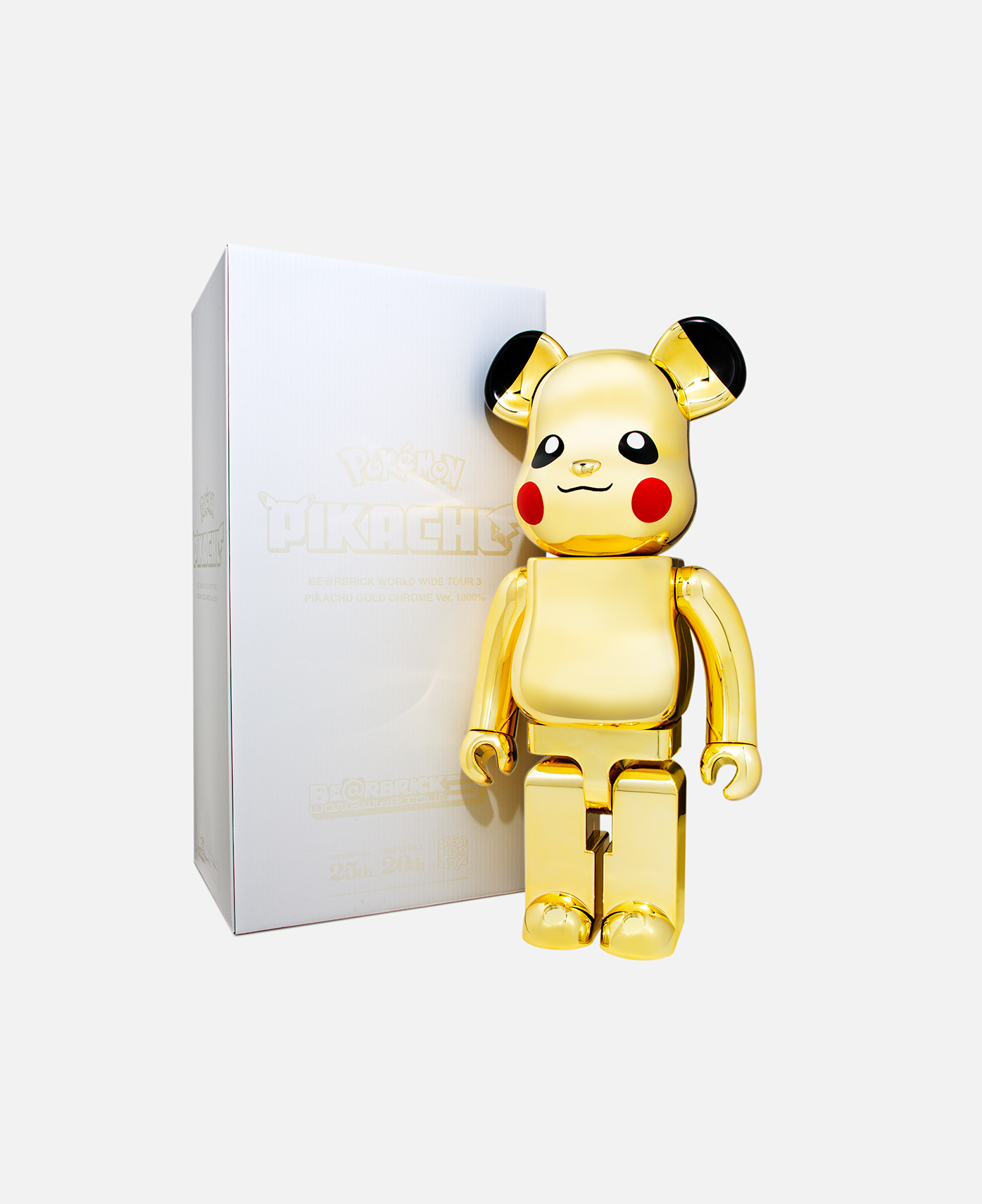 ベアブリック ピカチュウ GOLD CHROME 1000% BE@RBRICK ベアブリック