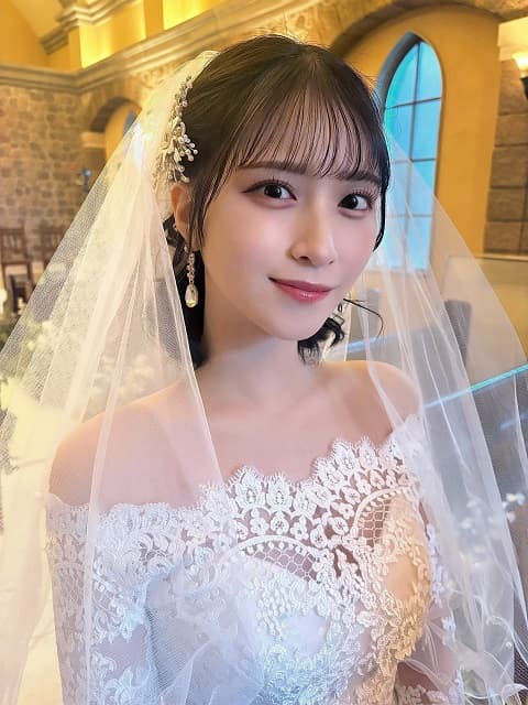心臓破裂する」イコラブ 佐々木舞香のウェディングドレス姿にファン