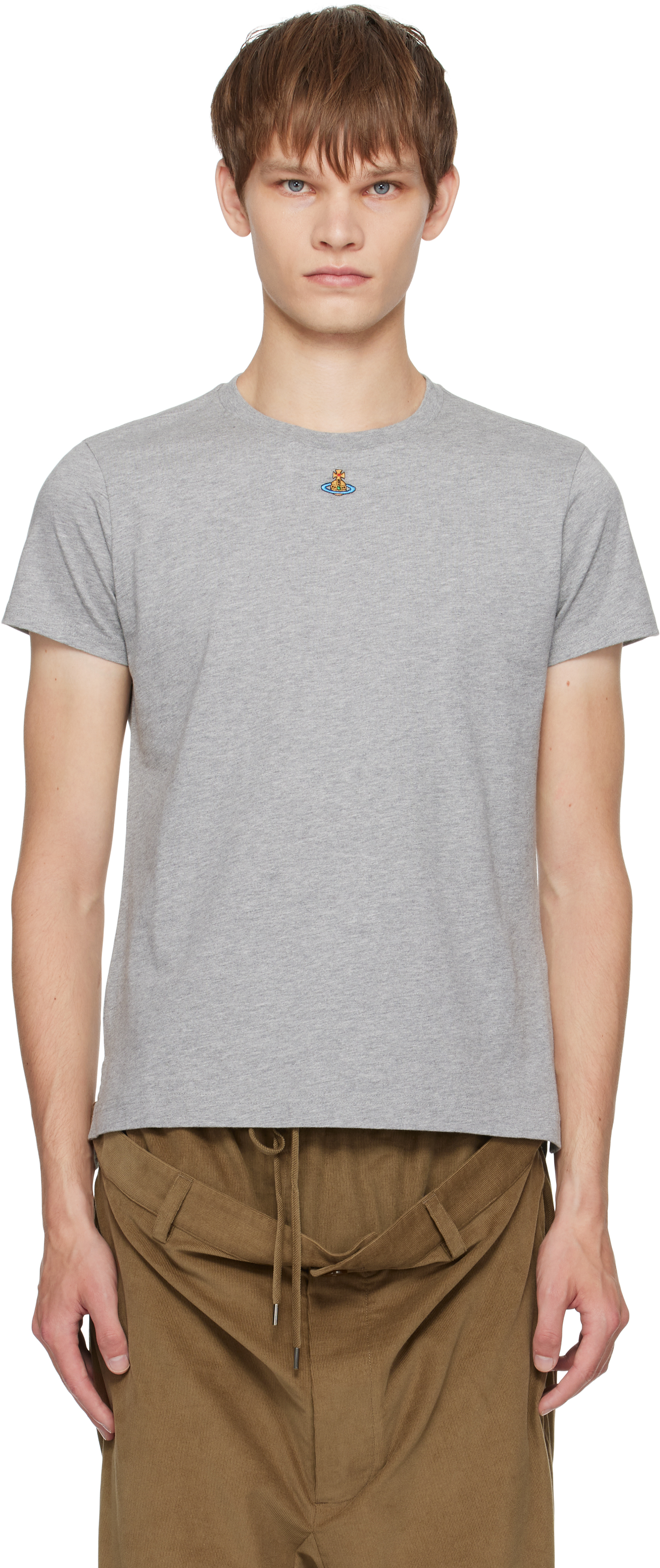 Vivienne Westwoodのグレー Orb Peru Tシャツがセール中