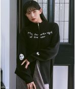 伊東歌詞太郎 s.s.w. スウェットカーディガン（ブラックスター） MIX