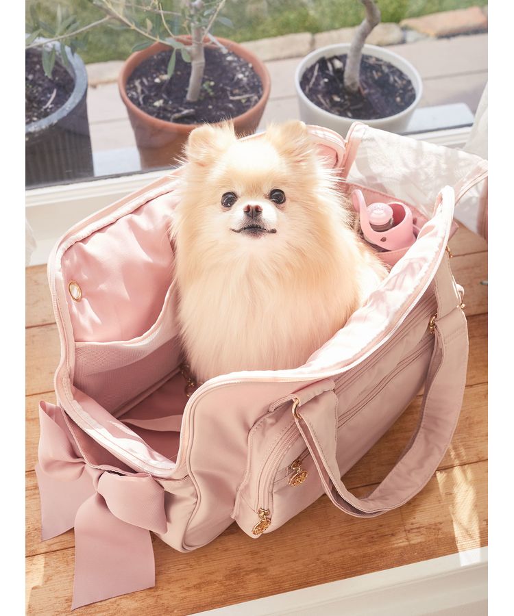 サイドリボンキャリーバッグ/Maison de FLEUR（メゾン ド フルール）の