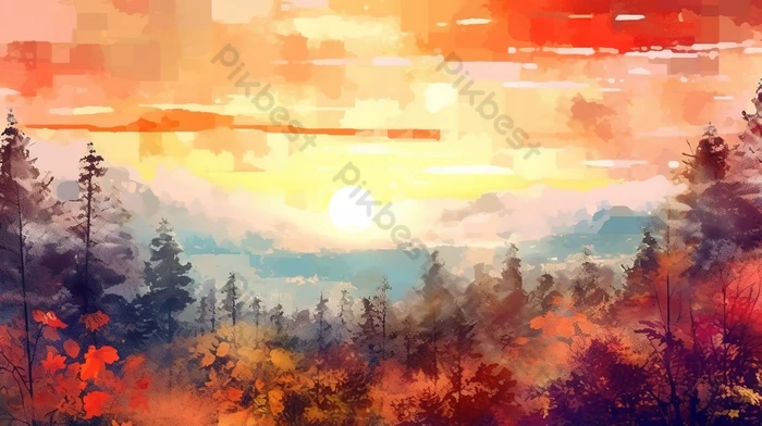 秋の！】イラストオーダー 絵画 水彩 アウトサイダー