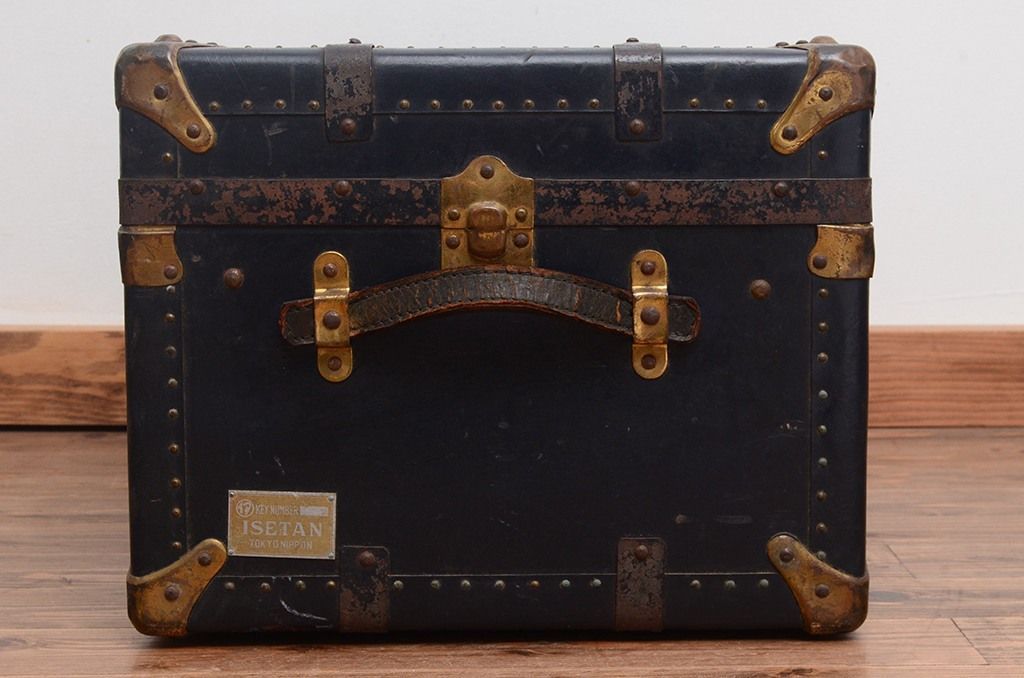 送料込み【珍品】トランクケース コンテナボックス 船舶 船鞄 収納