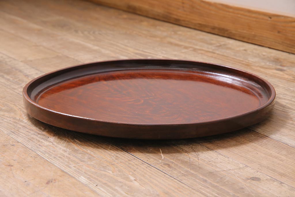 昭和レトロアンティーク 欅 ケヤキ入れ物 お盆 【公式通販】